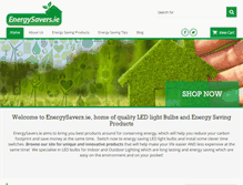 Tablet Screenshot of energysavers.ie